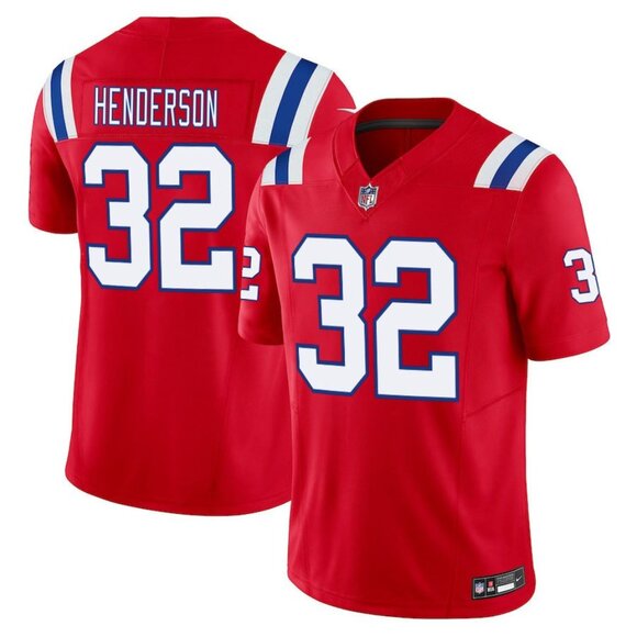 Mens Youths  Kids TreVeyon Henderson Red Vapor Stitched Jersey - Picture 1 of 1